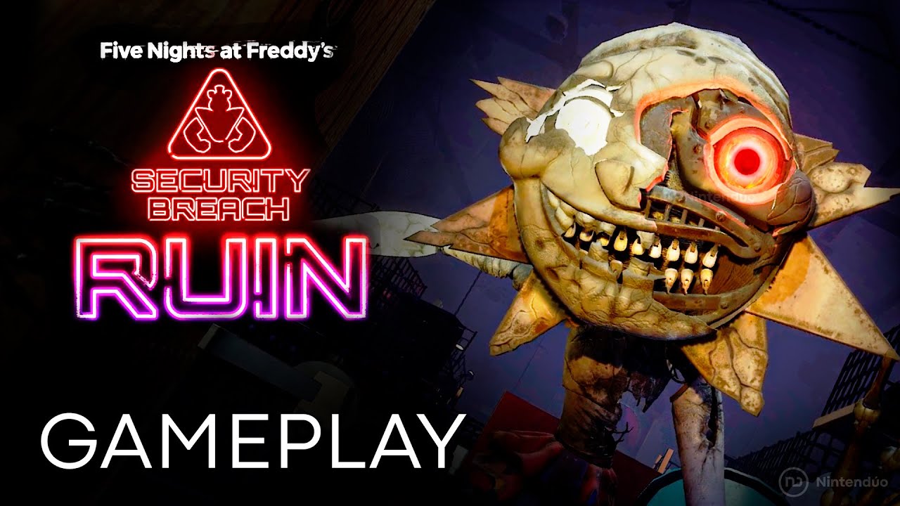 Gameplay FNAF RUIN - Security Breach DLC 🧸 Ruined Chica and Ruined  Montgomery Gator - Part 1 