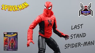 Marvel Legends LAST STAND SPIDER-MAN Retro Wave Spider-Verse Comic Figure Review