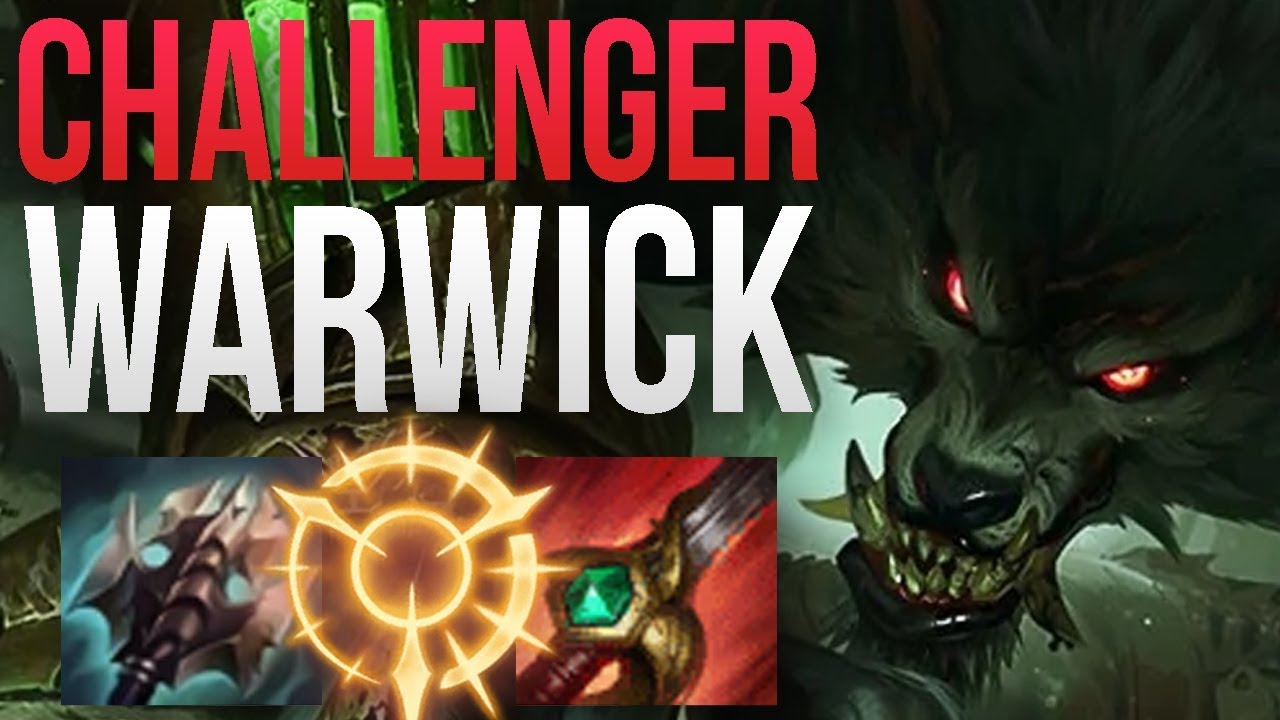 THIS IS HOW 63% WIN RATE CHALLENGER WARWICK MAIN PLAYS WW JG | WARWICK JUNGLE GAMEPLAY | 8.24 S8