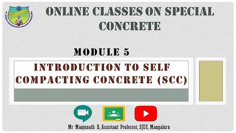 Introduction to Self Compacting Concrete (SCC)
