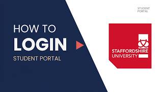 How to Login to University of Staffordshire Portal | Step-by-Step Student Guide