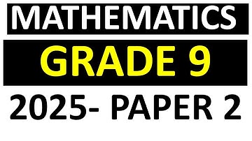 MATHEMATICS GRADE 9 P.2 MEMO/PREP THUNDEREDUC, GRADE 9 MATHEMATICS P.2, 2025 MATHS  MEMO THUNDEREDUC