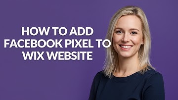 HOW TO ADD FACEBOOK PIXEL TO WIX WEBSITE - Julia