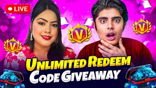 Download Lagu FREE FIRE LIVE CUSTOM ROOM GIVEAWAY | FF LIVE TEAMCODE GIVEAWAY | FF LIVE GIVEAWAY CUTE GILR FF LIVE MP3