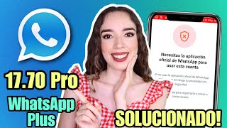 WHATSAPP PLUS أحدث إصدار 2024 ✅ حل مشكلة "تحتاج إلى الواتساب الرسمي" في WhatsApp Plus screenshot 5