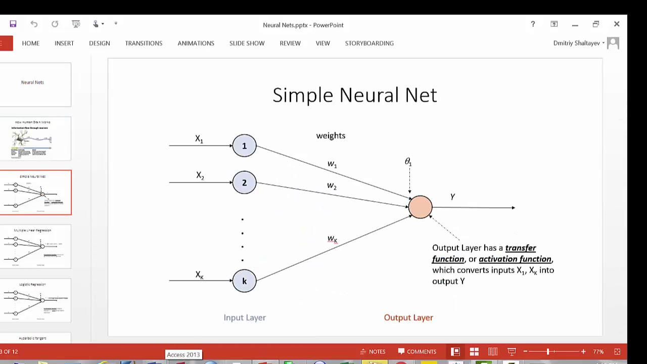 Lecture 25. Introduction to Neural Networks - YouTube