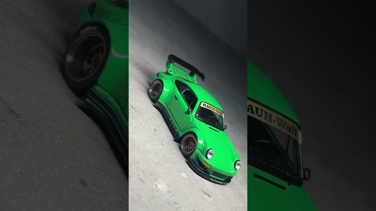 POP RACE XCARTOYS 1/64 RWB 930 Porsche Green 2026 HEC Expo Car