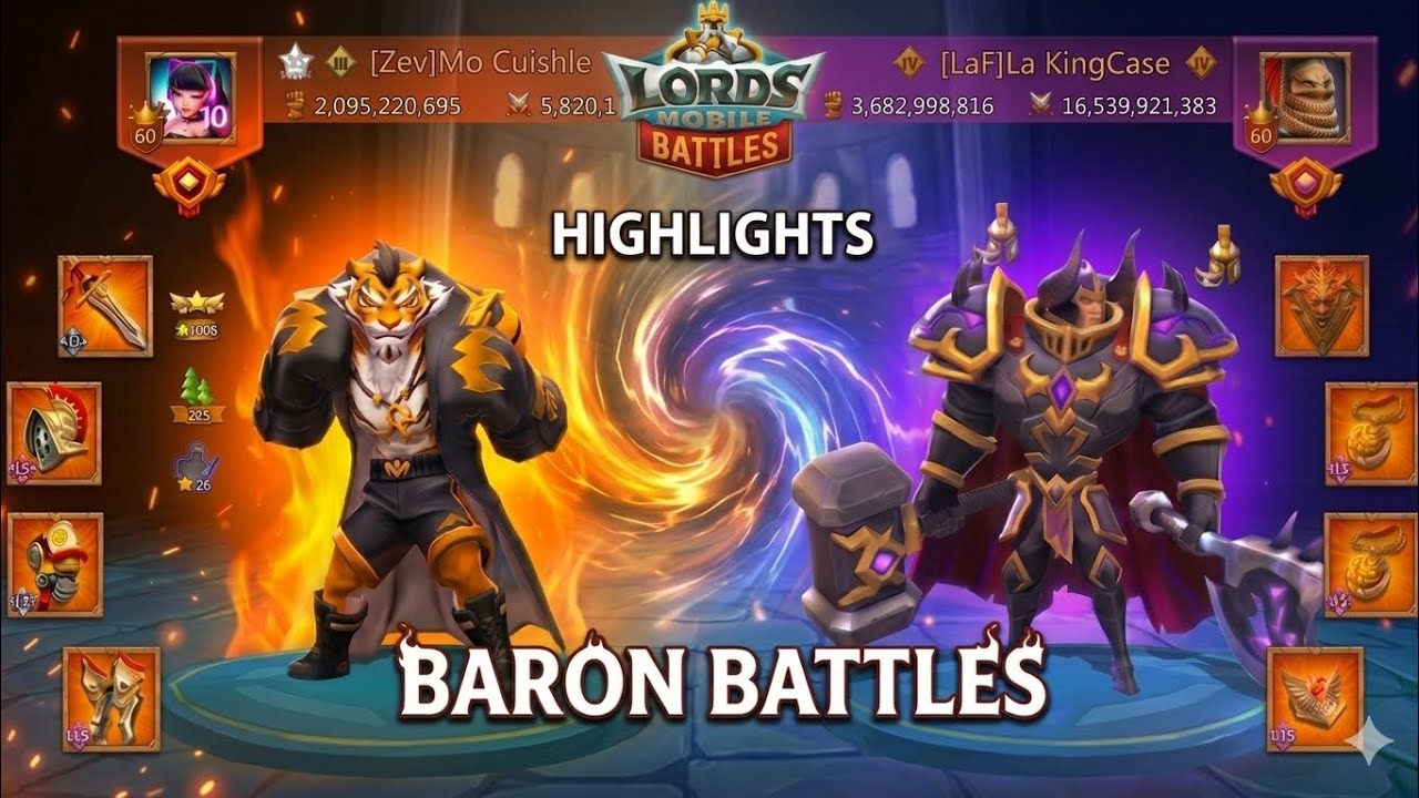 LORDS MOBILE : BARON WAR RALLIES #lordsmobile #trending - YouTube