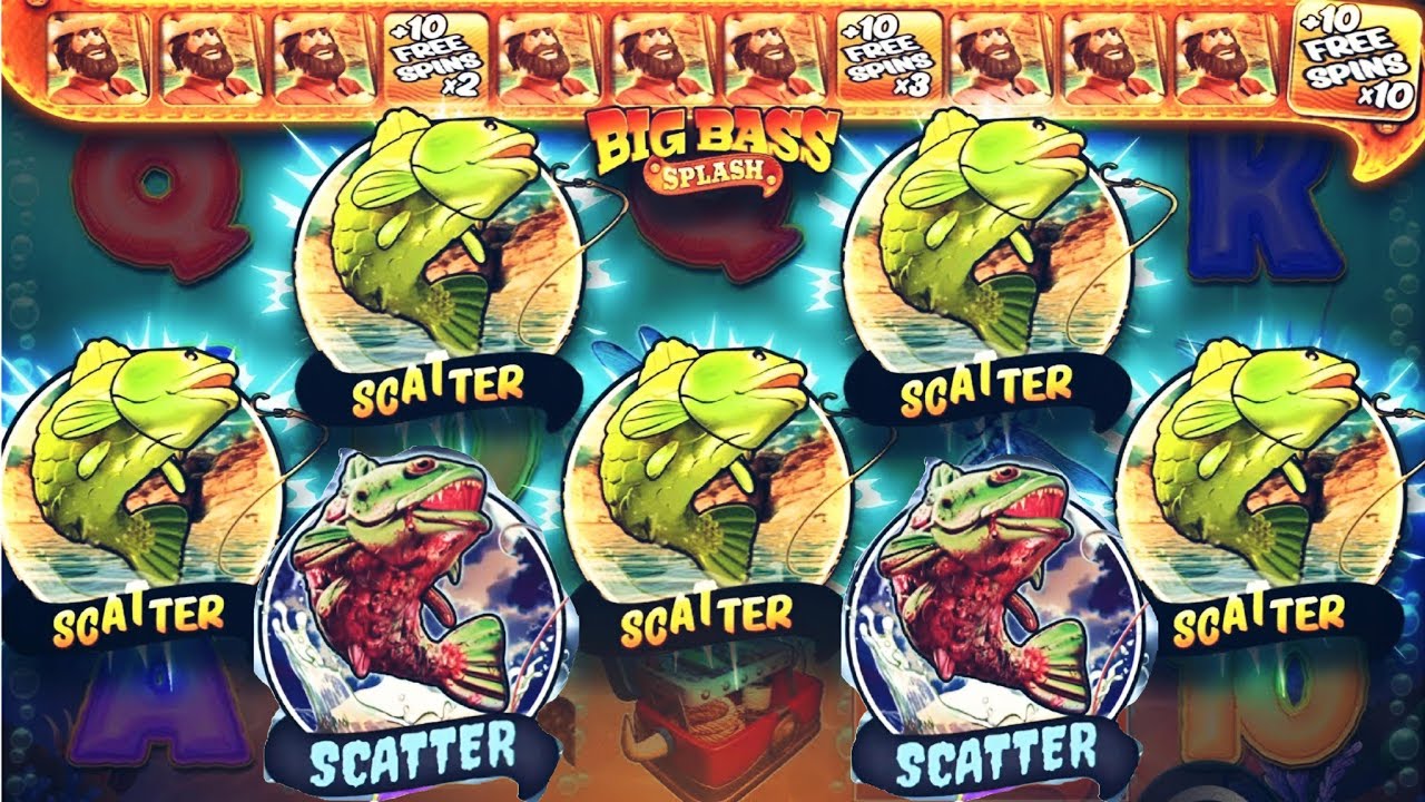 6min de Pescaria no Big Bass Splash 🎣 OS Scatter cantou 🐠