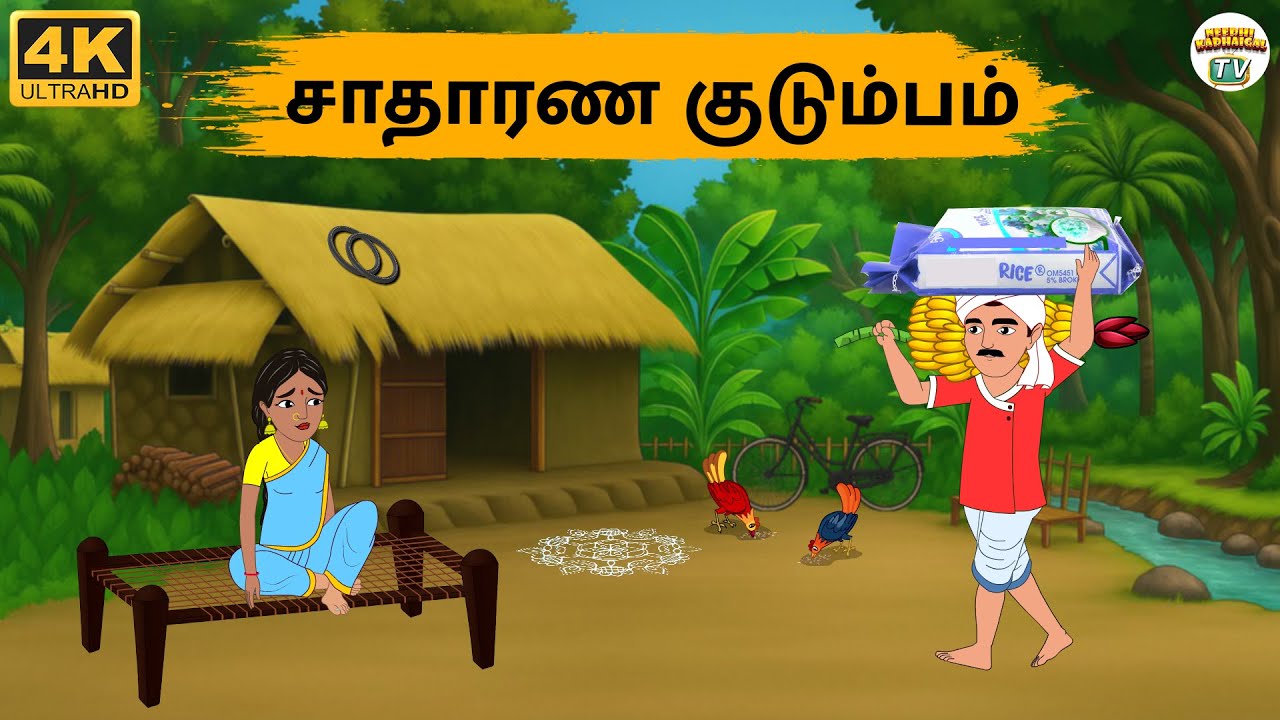 Tamil Stories - சாதாரண குடும்பம் - Needhi Kadhaigal Tv - 275 | Tamil Moral Stories