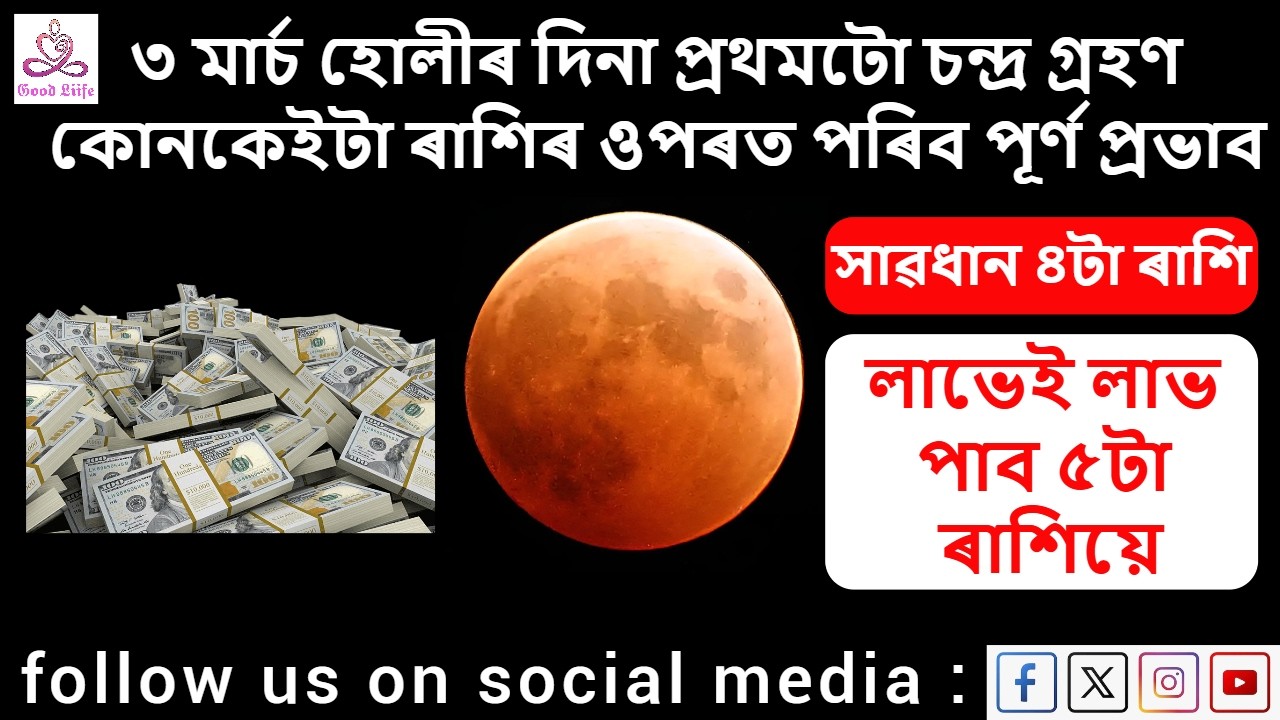 Discussion around the Fascinating Impact and Perspectives of a Lunar Eclipse |  চন্দ্ৰ গ্ৰহণ