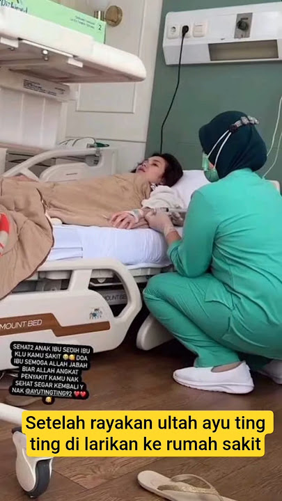After celebrating Ayu Ting Ting's birthday, she was rushed to the hospital #videoshorts #entertai...