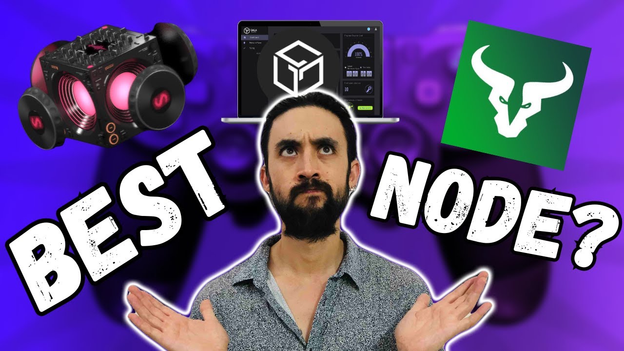 Comparing 3 crypto nodes for max gains in 2024 gala 3ull sns youtube