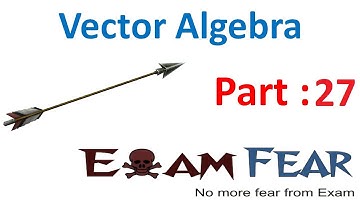 Maths Vector Algebra part 27 (Example Vector Cross Product) CBSE class 12 Mathematics XII