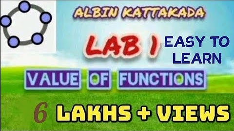 MATHEMATICS LAB//LAB-1//VALUE OF FUNCTIONS//MOST IMPORTANT ONE👍