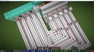 simple minecraft redstone display