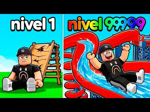 FROM THE WORST TO THE BEST SLIDE IN ROBLOX! 🌊✨ | Roblox Climb the slide and slide down