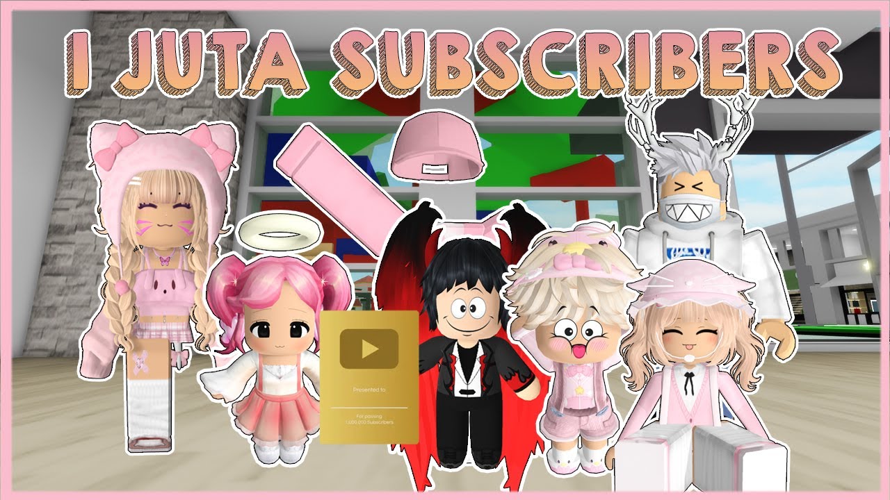 ACIL DEMON DAN ANGEL REWIND SPECIAL 1 Juta Subscribers! Merayakan Bersama Teman Youtuber - Roleplay🏡