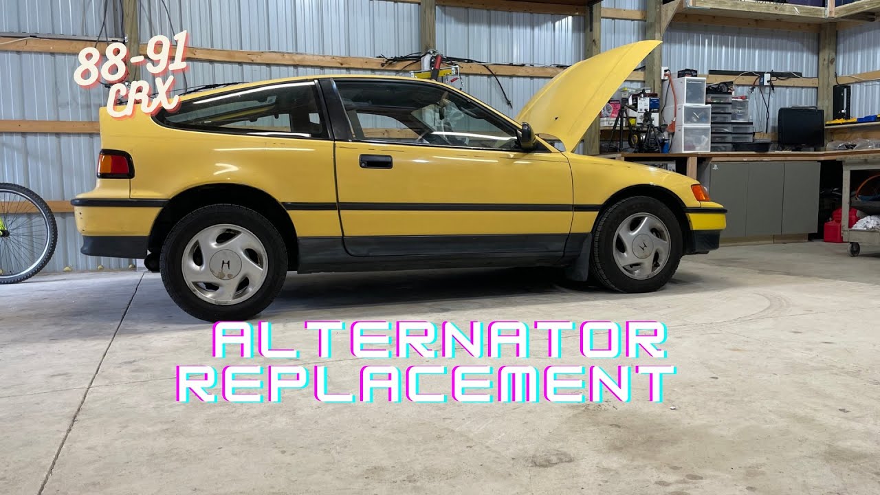 1988-1991 Honda Civic/CRX Alternator Replacement - YouTube