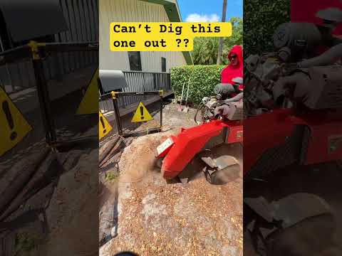 Contractor said he couldn’t get this one out with the mini excavator #miniexcavator #miniskidsteer ￼