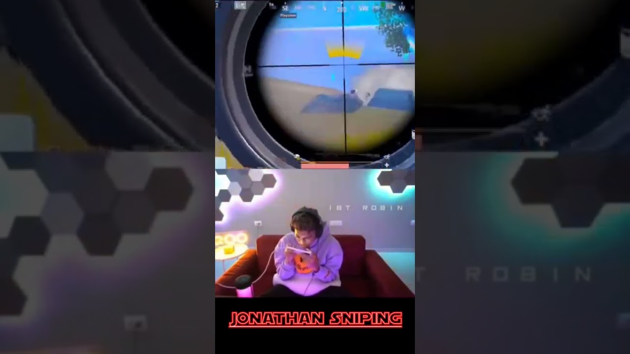 Jonathan sniping is back and back to back 4 headshop pubg mobile@