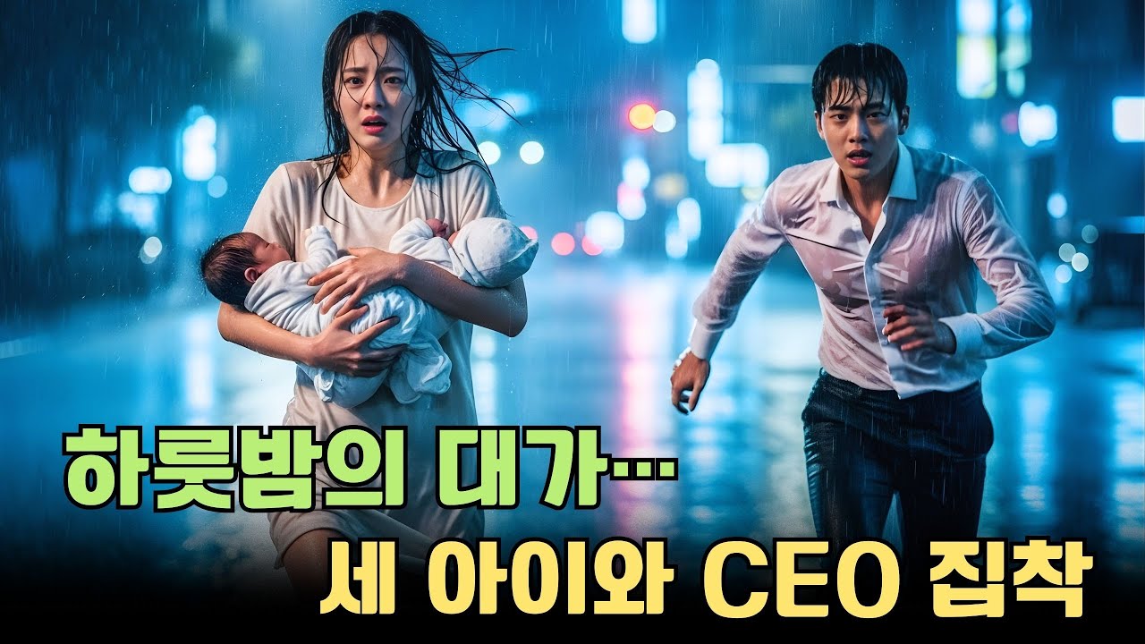 가난 때문에 팔아버린 첫날밤… 상대는 대한민국 TOP 재벌! 삼둥이를 임신한 채 사라진 그녀의 운명