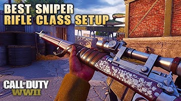 Best Sniper Rifle Class Setup in Call of Duty WW2 in 2020 (COD WW2)