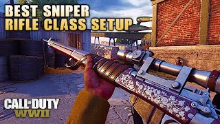 Best Sniper Rifle Class Setup in Call of Duty WW2 in 2020 (COD WW2)