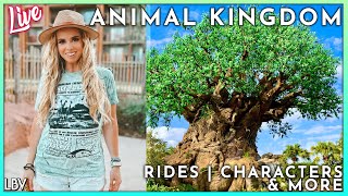 🔴LIVE: Disney World&#39;s Animal Kingdom-Rides POV, Festival of the Lion King, New Characters Meeting