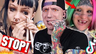 Dangerous Piercings You Should NEVER Do | New TikTok Piercing Fails 25 | Roly