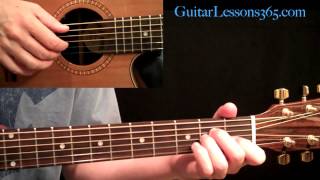 Video thumbnail of "Kansas - Dust In The Wind Guitar Lesson Pt.1 - Intro & Verse"