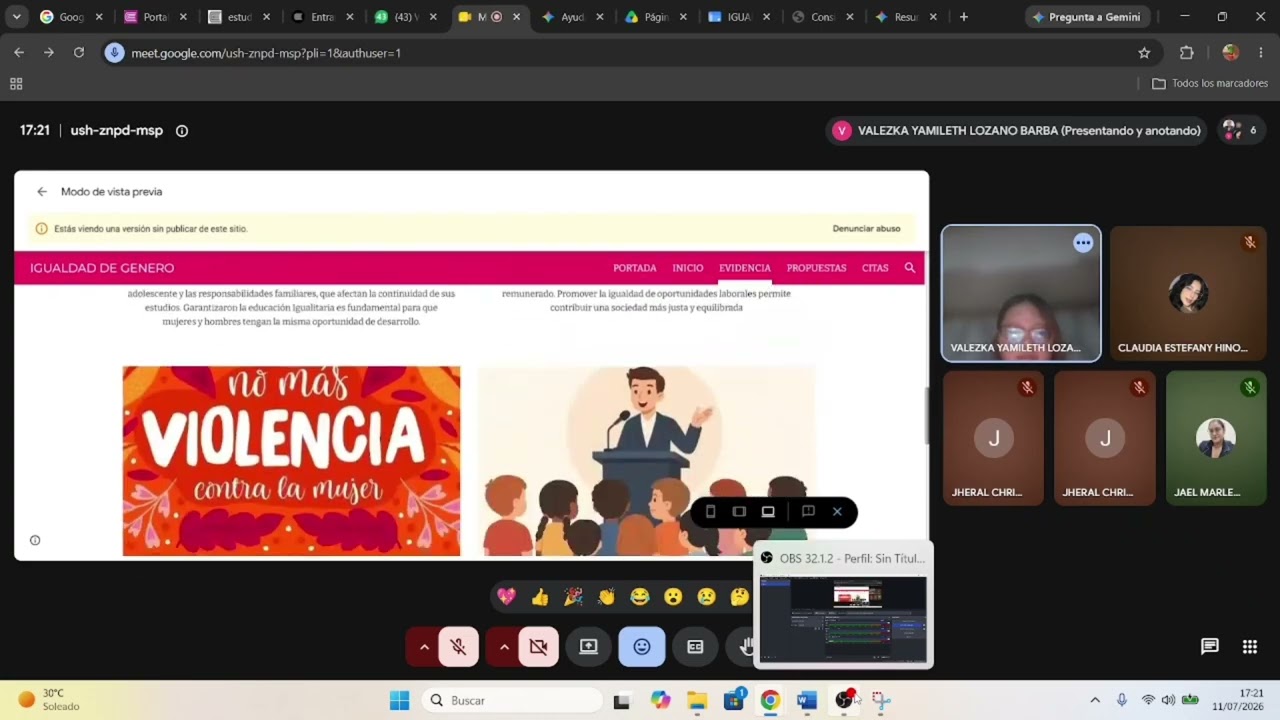 Exposición de la igualdad de género UC