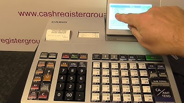 Casio SE-S3000 - Tutorial - How to do a discount using % key button