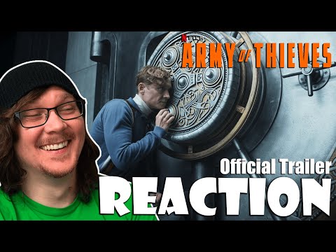 ARMY OF THIEVES Official Trailer Reaction! Netflix! TUDUM