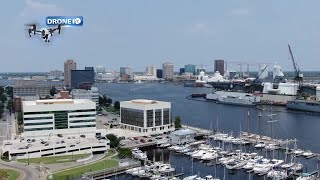 Drone 10 over Hampton Roads