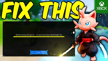 How to Instantly Fix [Cannot Save World Data %] with One-Button - Palworld/Xbox