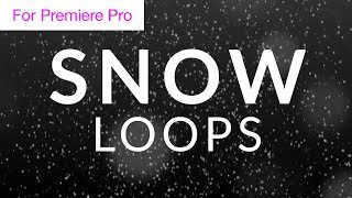 Snow Background Loops - Motion Graphics Template