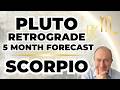 Scorpio | PLUTO RETROGRADE | 5 Month Forecast! Asc/Sun/Moon