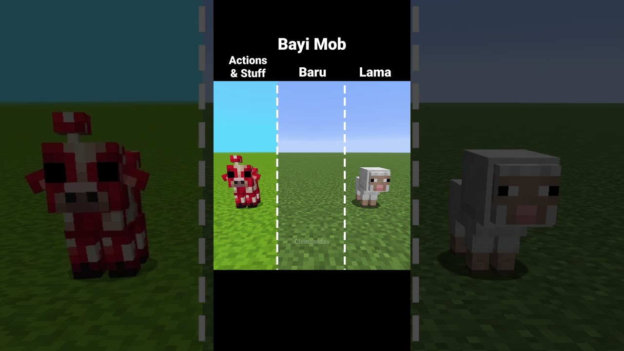 Momen Bayi Mob Minecraft