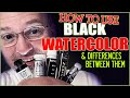 How To Use Black Watercolor Paint & Make Dark Mixes