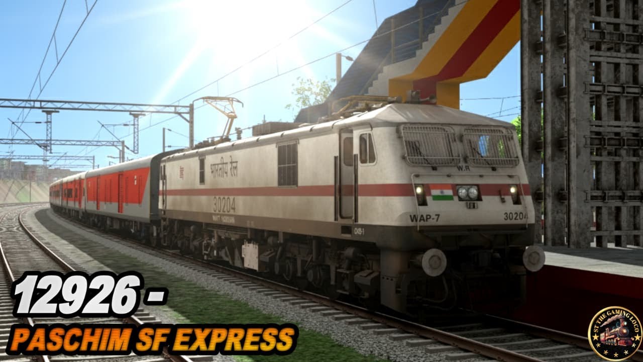12926 - Paschim SF Express | PT -1 | Railworks | TS Classic