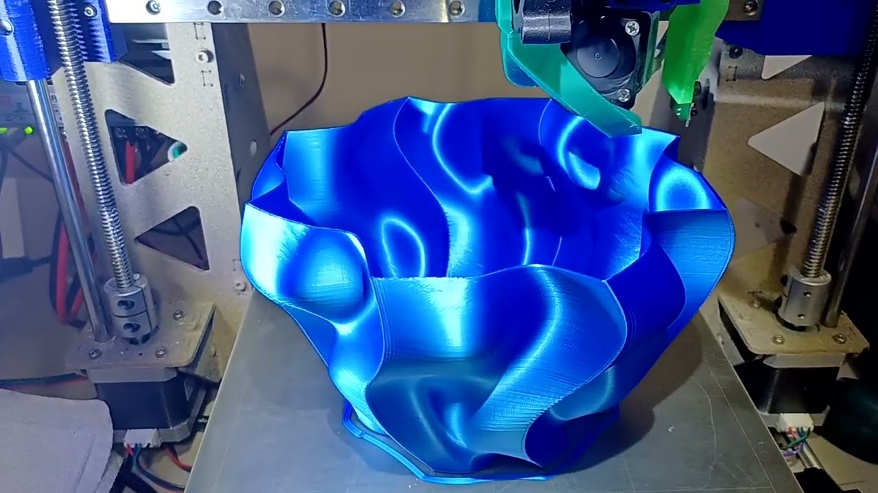 Heavily modded Orballo Prusa Steel kit with wades extruder.