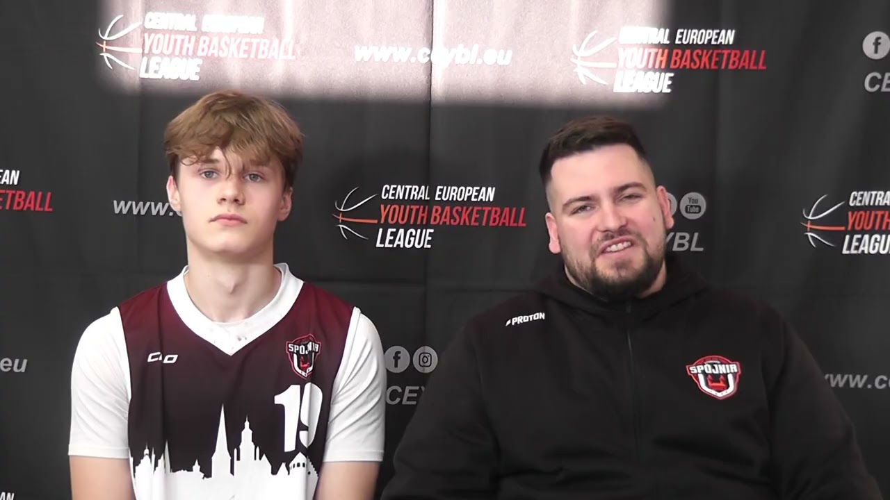 CEYBL U16, 7. 3. 2026, PRESS conference, PGE Spójnia ZS 2 Stargard - BK Brandýs