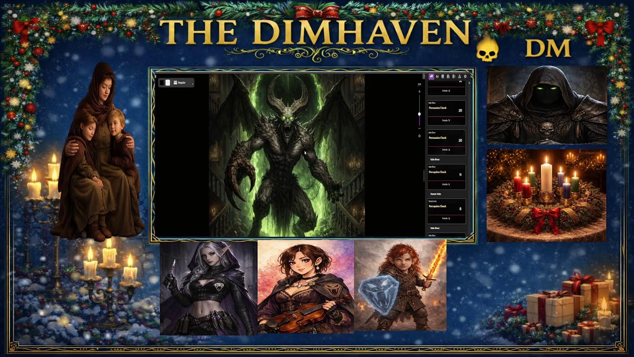 Dimhaven Holiday One-Shot - Serpent's Greetings