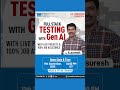 Full Stack Testing with Gen AI | Live Projects & 100% Job Assistance | Suresh IT