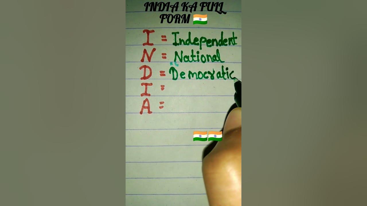 INDIA KA FULL FORM shorts india fullform indiakafullform india-ka-full-form-shorts-india-fullform-indiakafullform
