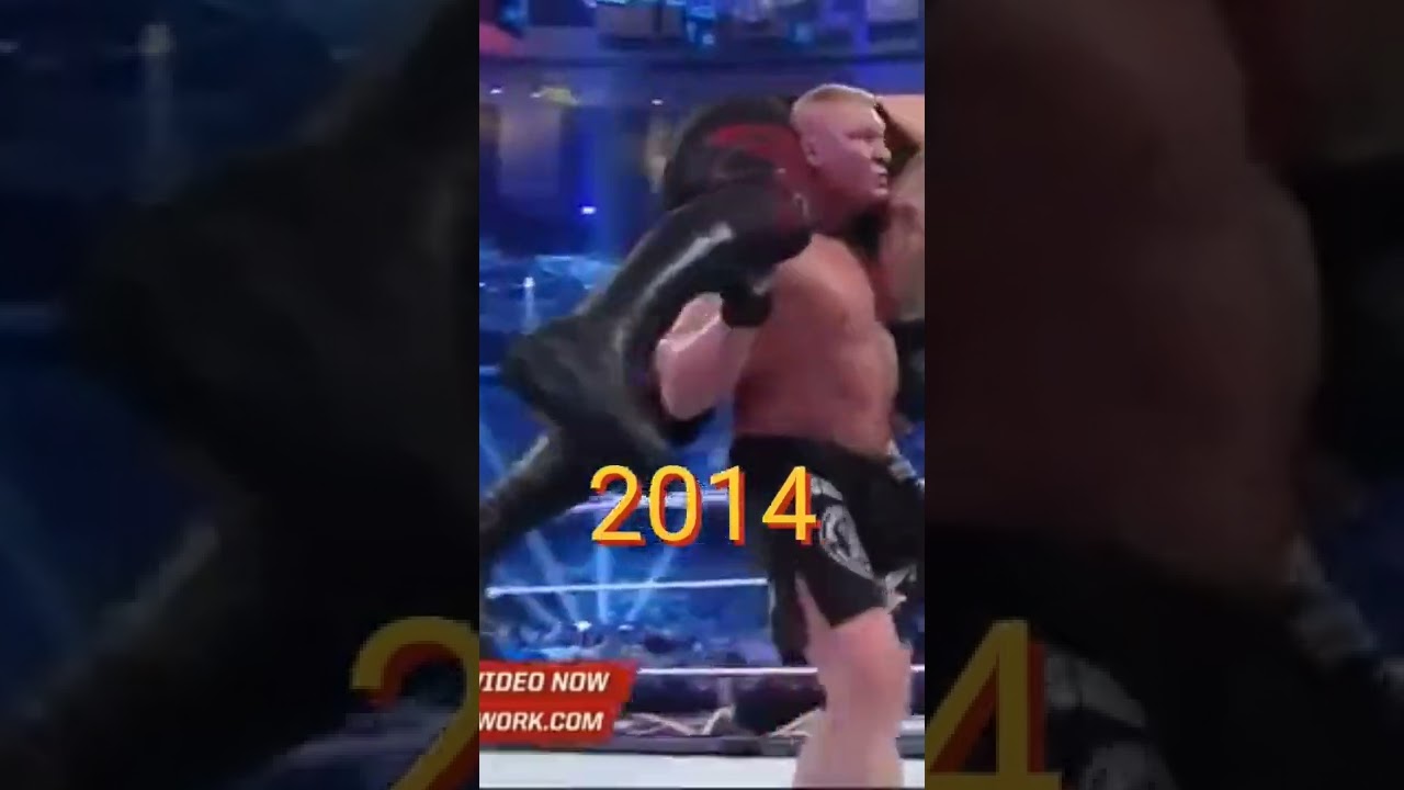 brock lesnar evolution 2002-2022