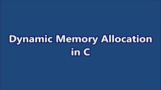 Dynamic Memory Allocation in C│C programming│Part# 46│Learn CSE Malayalam