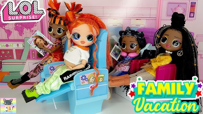 LOL OMG Doll Story, Travel Routine , New School , Vacation