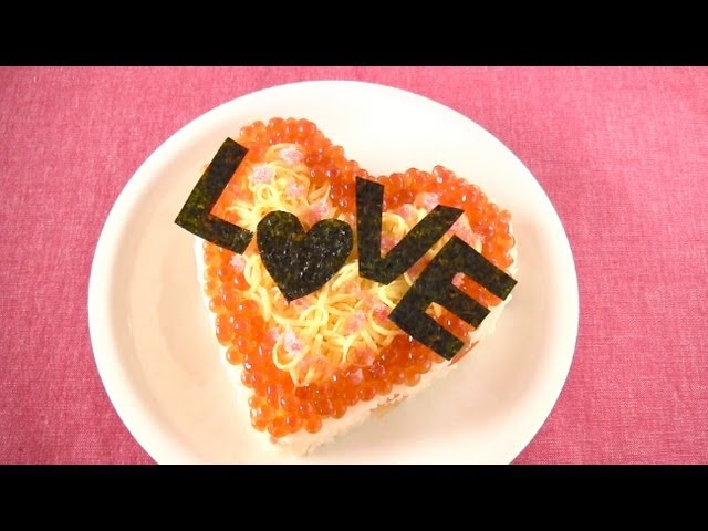 LOVE Sushi (Chirashizushi) Recipe for Valentine